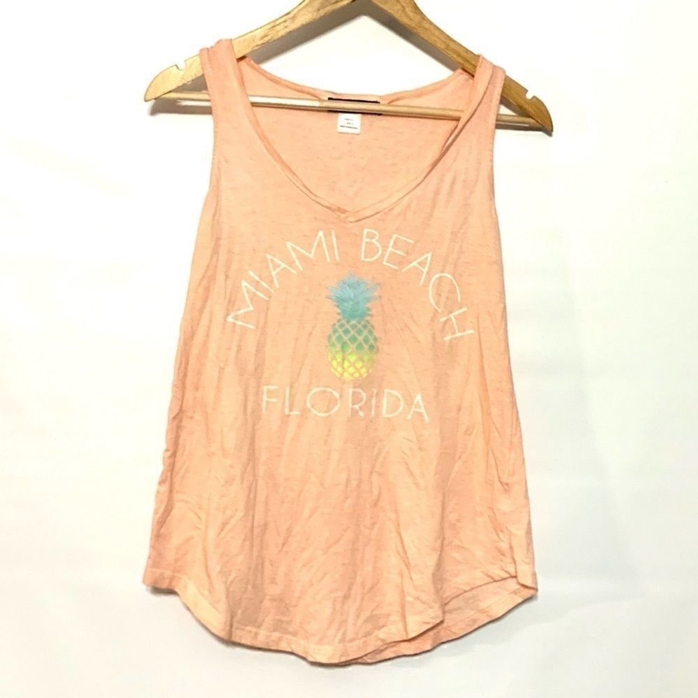 Surf style tank top Miami Beach Florida medium